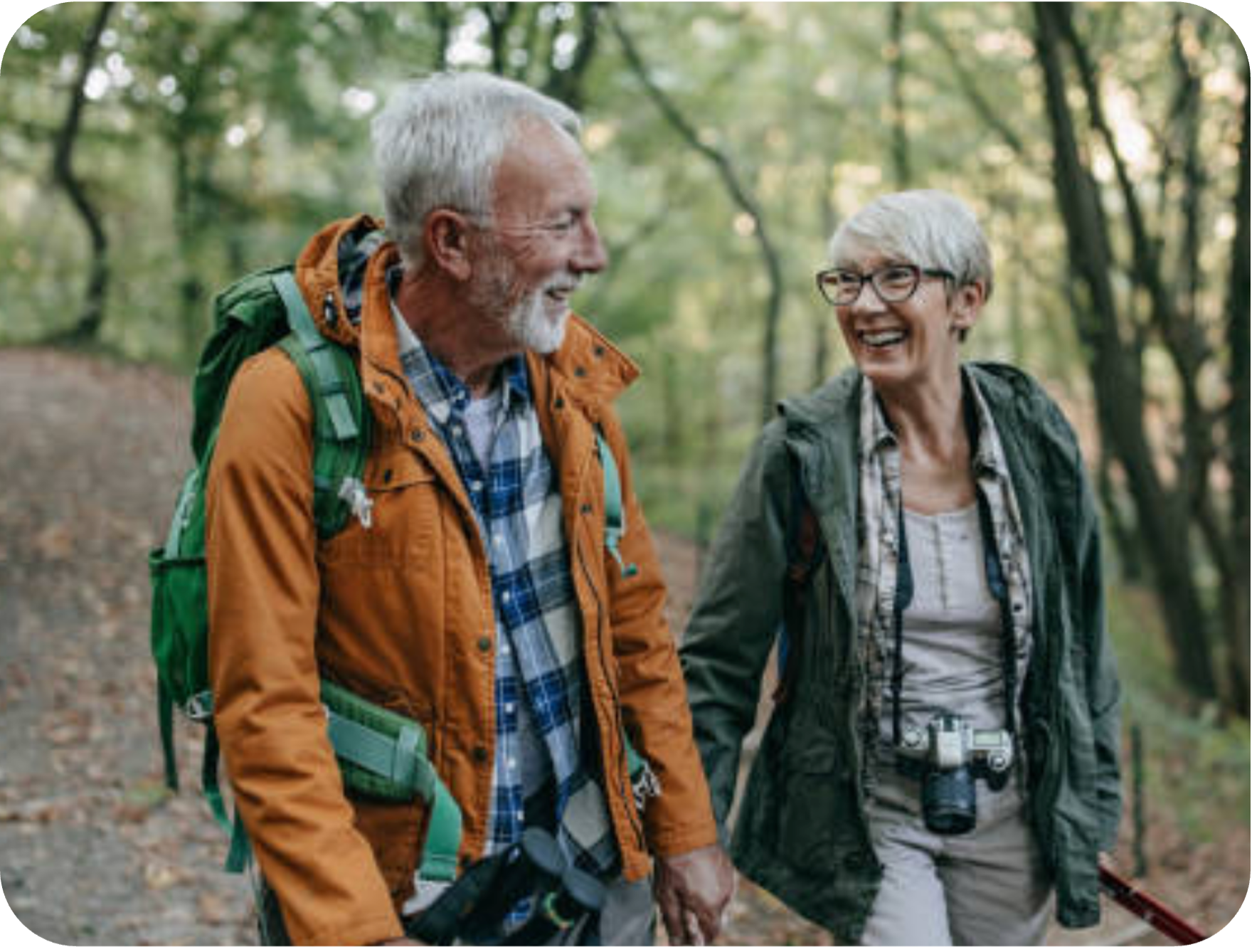 Retirees Hiking